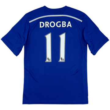 2014-15 Chelsea Home Shirt Drogba #11 - 7/10 - (L)