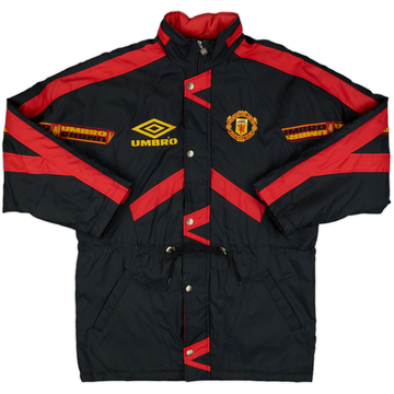1994-95 Manchester United Umbro Padded Bench Coat - 8/10 - (M)
