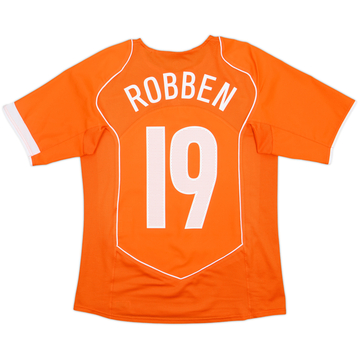 2004-06 Netherlands Home Shirt Robben #19 - 8/10 - (S)