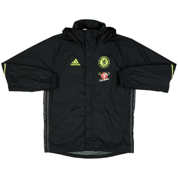 2016-17 Chelsea adidas Hooded Rain Jacket - 7/10 - (M)