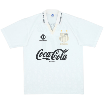 1993 Santos Home Shirt #10 - 6/10 - (L)