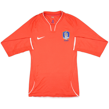 2008-10 South Korea Player Issue Home L/S Shirt - 6/10 - (3XL)