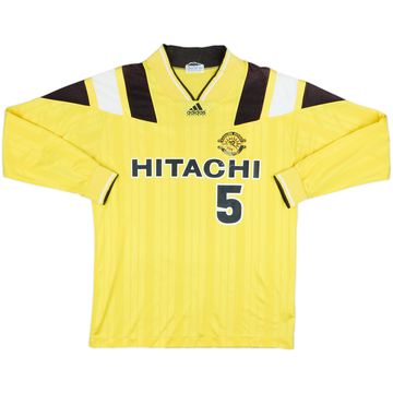 1992 Kashiwa Reysol Home L/S Shirt #5 - 5/10 - (L)