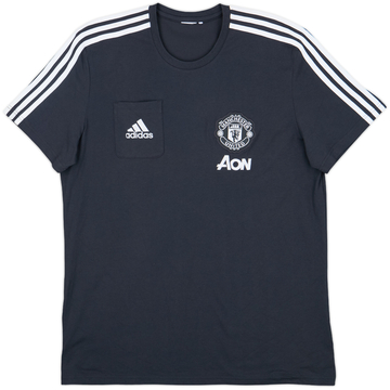 2017-18 Manchester United adidas Cotton Tee - 8/10 - (L)