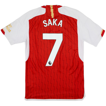 2023-24 Arsenal Home Shirt Saka #7 - 6/10 - (S)