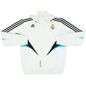 2008-09 Real Madrid adidas Hooded Track Jacket - 7/10 - (L)