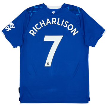 2019-20 Everton Home Shirt Richarlison #7 - 9/10 - (L)