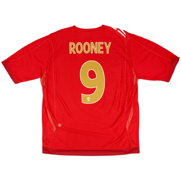 2006-08 England Away Shirt Rooney #9 - 7/10 - (XXL)