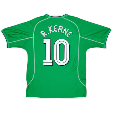 2002-03 Ireland Home Shirt R.Keane #10 - 8/10 - (L)