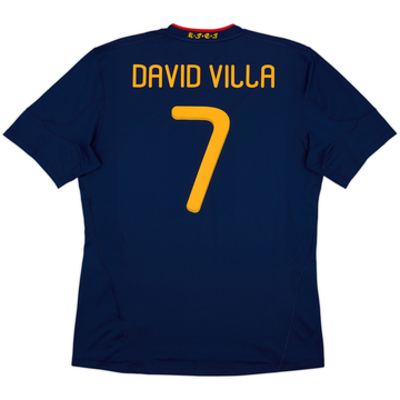 2010-11 Spain Away Shirt David Villa #7 - 10/10 - (XL)