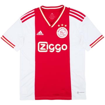 2022-23 Ajax Home Shirt - 8/10 - (M.Boys)