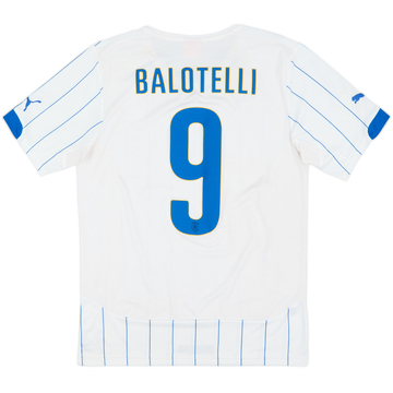 2014-15 Italy Away Shirt Balotelli #9 - 9/10 - (M)
