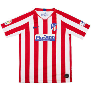 2019-20 Atletico Madrid Home Shirt - 4/10 - (XL.Boys)