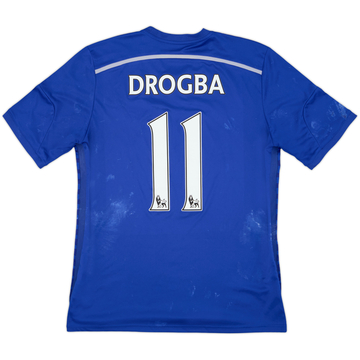 2014-15 Chelsea Home Shirt Drogba #11 - 4/10 - (XL)
