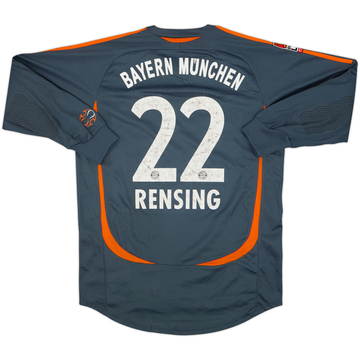 2006-07 Bayern Munich GK Shirt Rensing #22 - 6/10 - (M)