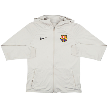 2023-24 Barcelona Nike Hooded Track Jacket - 6/10 - (XL.Boys)