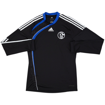 2009-10 Schalke Player Issue Away L/S Shirt - 9/10 - (M)