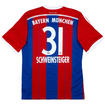 2014-15 Bayern Munich Home Shirt Schweinsteiger #31 - 10/10 - (L)