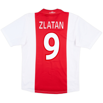 2001-02 Ajax Home Shirt Zlatan #9 - 9/10 - (S)