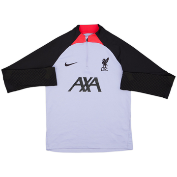 2022-23 Liverpool Nike 1/4 Zip Drill Top - 8/10 - (L.Boys)