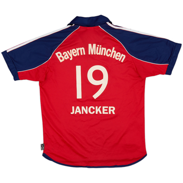 1999-01 Bayern Munich Home Shirt Jancker #19 - 7/10 - (XL.Boys)