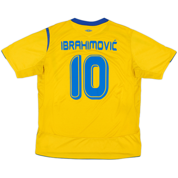 2005-06 Sweden Home Shirt Ibrahimovic #10 - 8/10 - (XL)