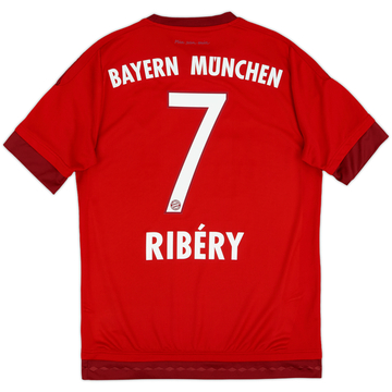 2015-16 Bayern Munich Home Shirt Ribery #7 - 9/10 - (XL.Boys)