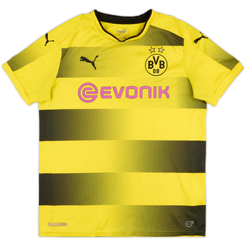 Camiseta de local del Borussia Dortmund 2017-18 - 6/10 - (Niños XL)