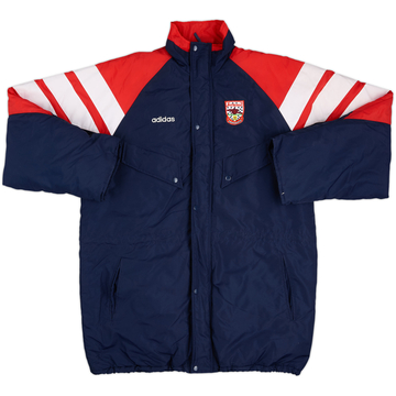 1992-94 Arsenal adidas Padded Bench Coat - 8/10 - (L/XL)