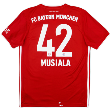 2020-21 Bayern Munich Home Shirt Musiala #42 - 9/10 - (M)