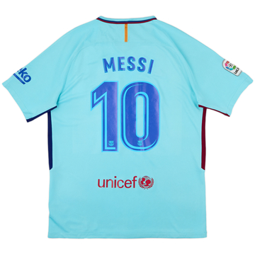 2017-18 Barcelona Away Shirt Messi #10 - 8/10 - (L)