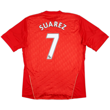 2010-12 Liverpool Home Shirt Suarez #7 - 6/10 - (L)