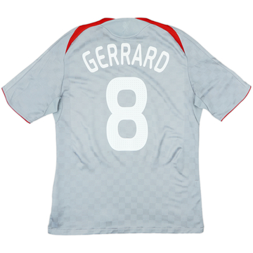 2008-09 Liverpool Away Shirt Gerrard #8 - 6/10 - (M)