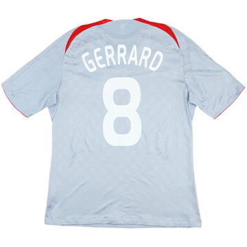 2008-09 Liverpool Away Shirt Gerrard #8 - 6/10 - (L)