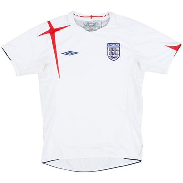 2005-07 Inglaterra Camiseta Local - 5/10 - (S)