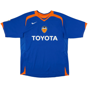 2005-06 Valencia Away Shirt David Villa #7 - 9/10 - (L)