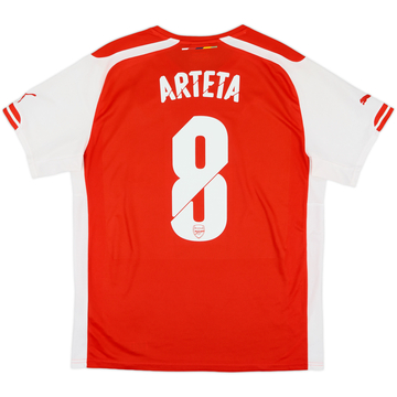 2014-15 Arsenal Home Shirt Arteta #8 - 10/10 - (L)
