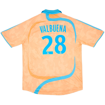 2007-08 Olympique de Marsella Tercera Camiseta Valbuena #28 - 8/10 - (XL)