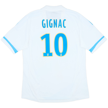 2011-12 Olympique Marseille Home Shirt Gignac #10 - 8/10 - (L)