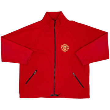 2000s Manchester United Fleece Track Jacket - 8/10 - (XL)