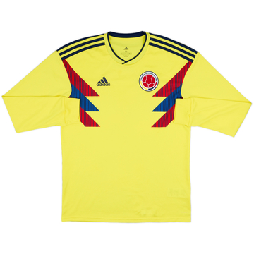 2018-19 Colombia Home L/S Shirt - 8/10 - (M)