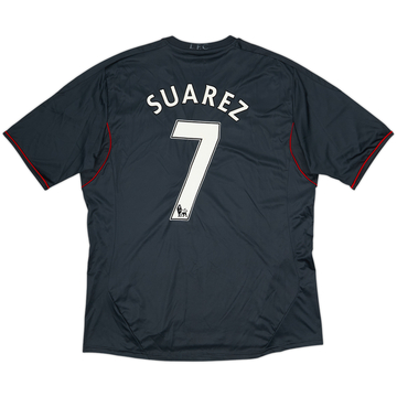 2011-12 Liverpool Away Shirt Suarez #7 - 8/10 - (XL)