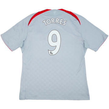 2008-09 Liverpool Away Shirt Torres #9 - 9/10 - (XL)