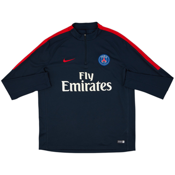 2016-17 Paris Saint-Germain Nike 1/4 Zip Training Top - 6/10 - (XL)