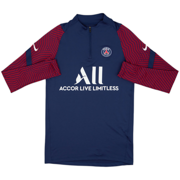 2020-21 Paris Saint-Germain Nike 1/4 Zip Drill Top - 8/10 - (S)