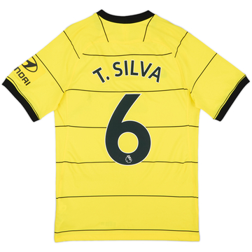 2021-22 Chelsea Away Shirt T.Silva #6 - 6/10 - (S)