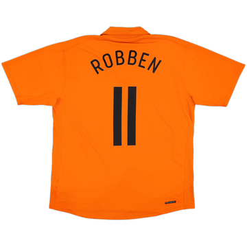 2006-08 Netherlands Home Shirt Robben #11 - 7/10 - (XL)