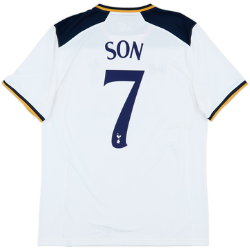 2016-17 Tottenham Home Shirt Son #7 - 8/10 - (XL)
