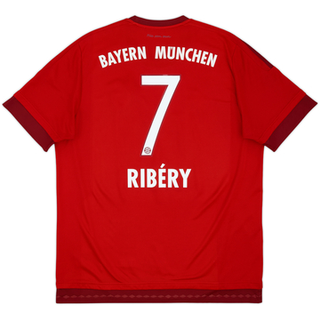 2015-16 Bayern Munich Home Shirt Ribery #7 - 9/10 - (XL)