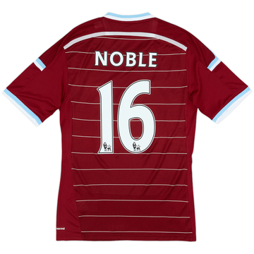 2014-15 West Ham Home Shirt Noble #16 - 9/10 - (M)